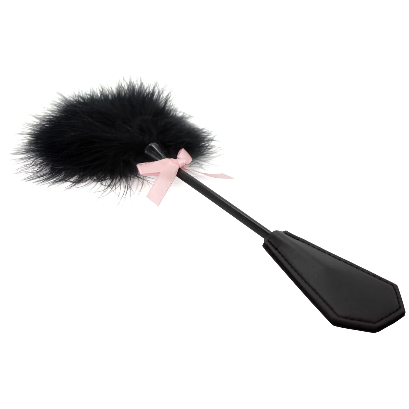 Pleasure Feather Body Tickler With Spanking Paddle Handle