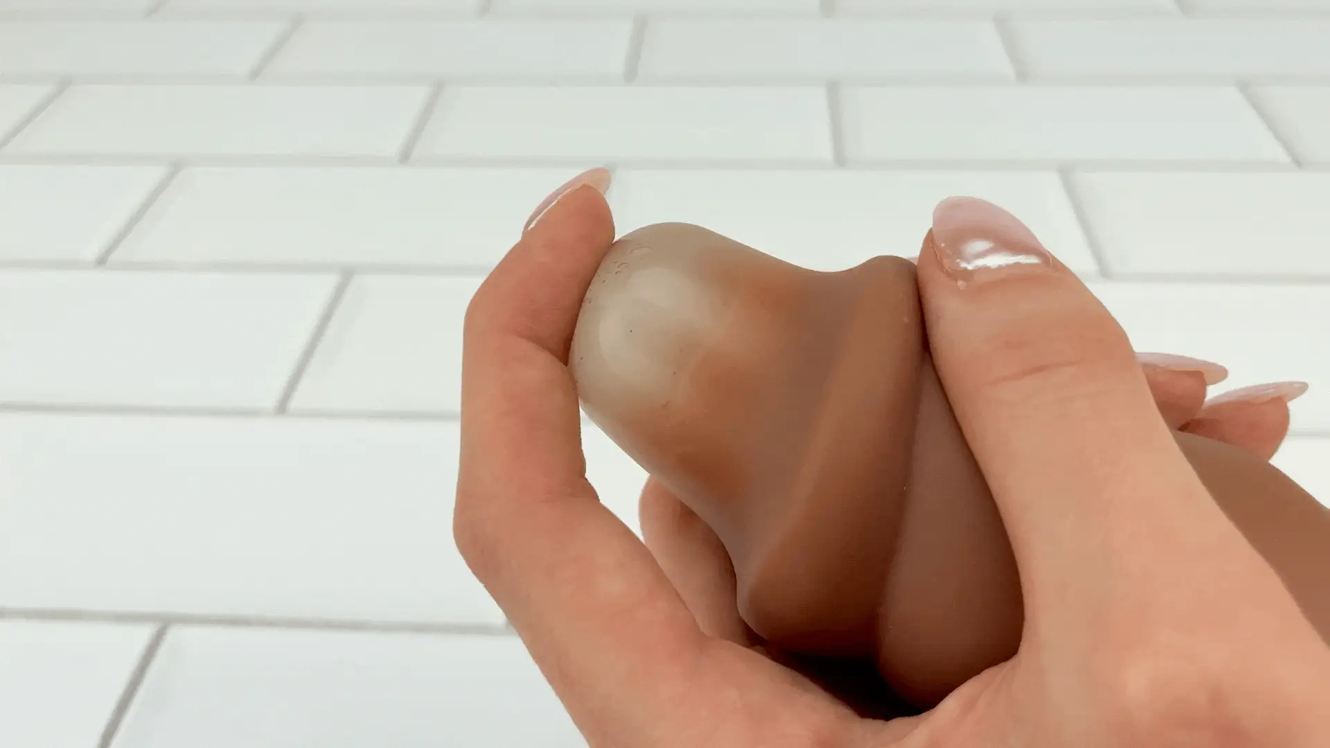 Ribbed Realistic Pussy Stroker That Fits in Your Palm