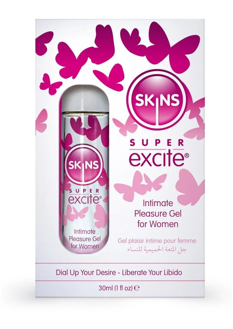 Skins Super Excite 阴蒂刺激凝胶 1 Fl oz 30ml