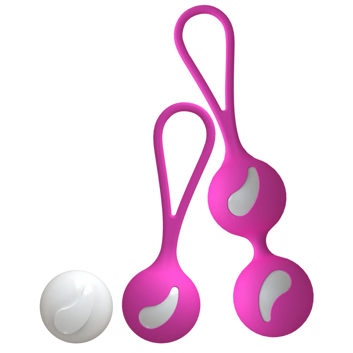 Duotone Silicone Kegel Ball Set with Weighted Exercise Balls