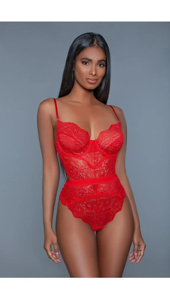 BeWicked Bettany Bodysuit with Non-Padded Cups and Cut-Out Details