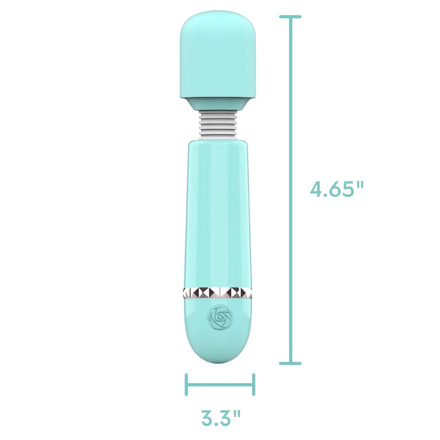 Rechargeable Handheld Mini Wand Massager with 10 Modes