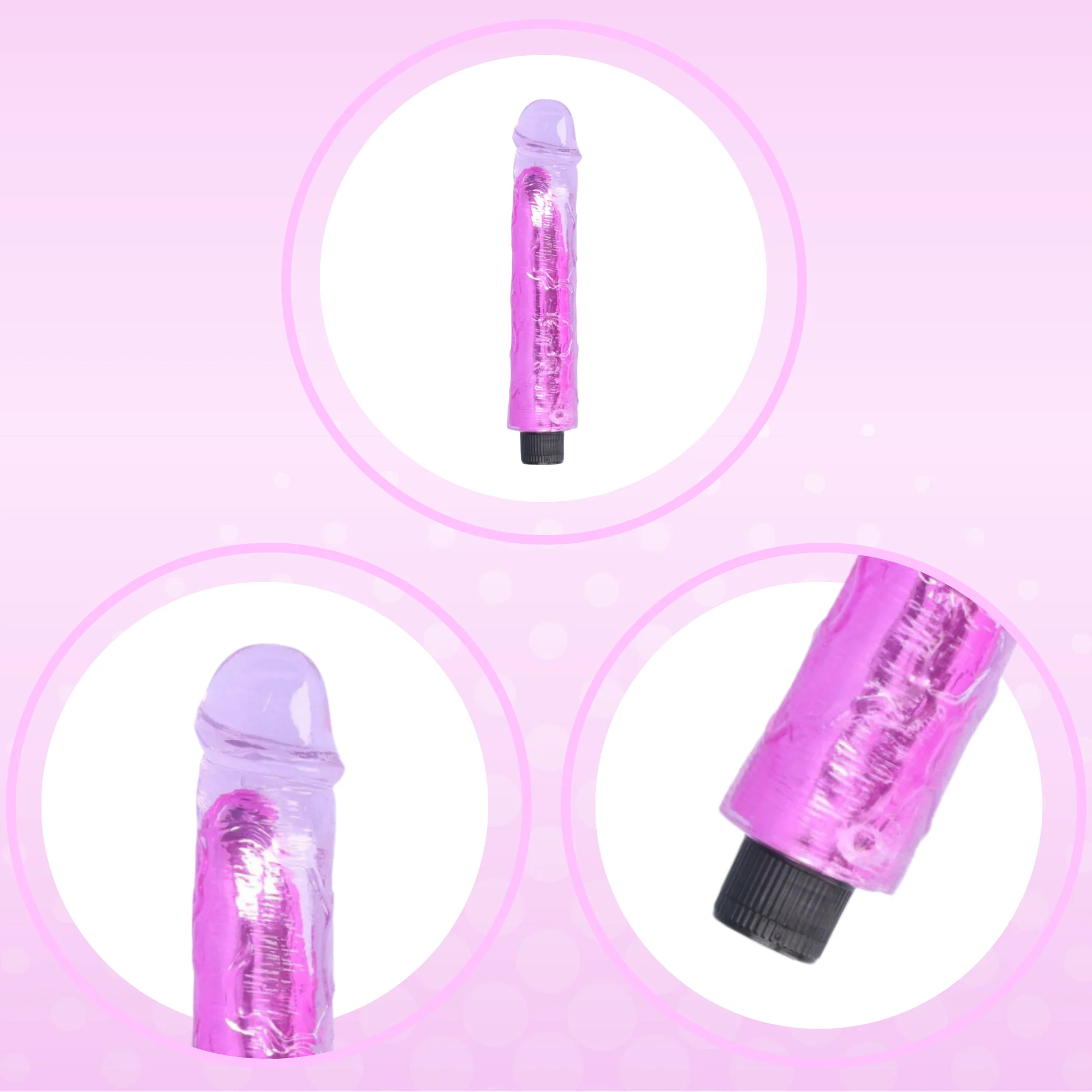 8 Inch Long Deep Penetration Vibrating Dildo for G-Spot Play