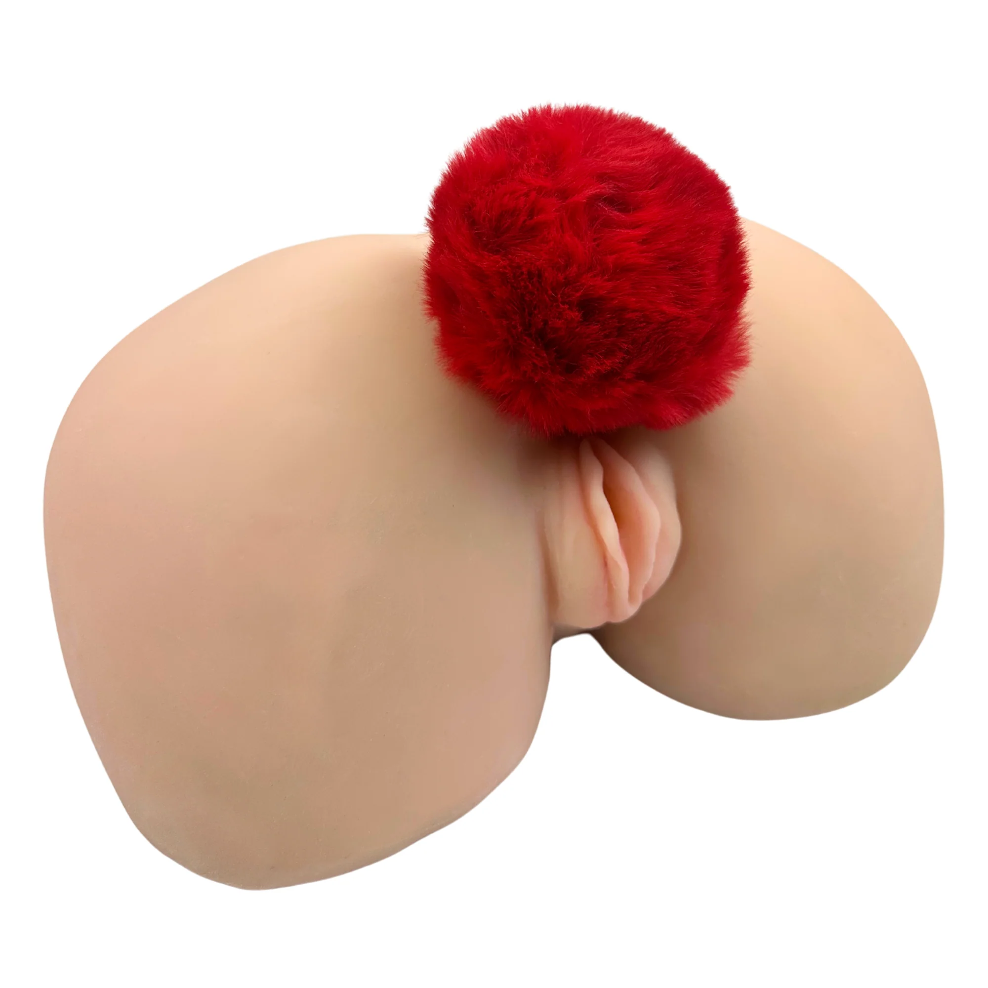 Sexy Bunny Tail Anal Plug with Plush Faux-Fur Tail