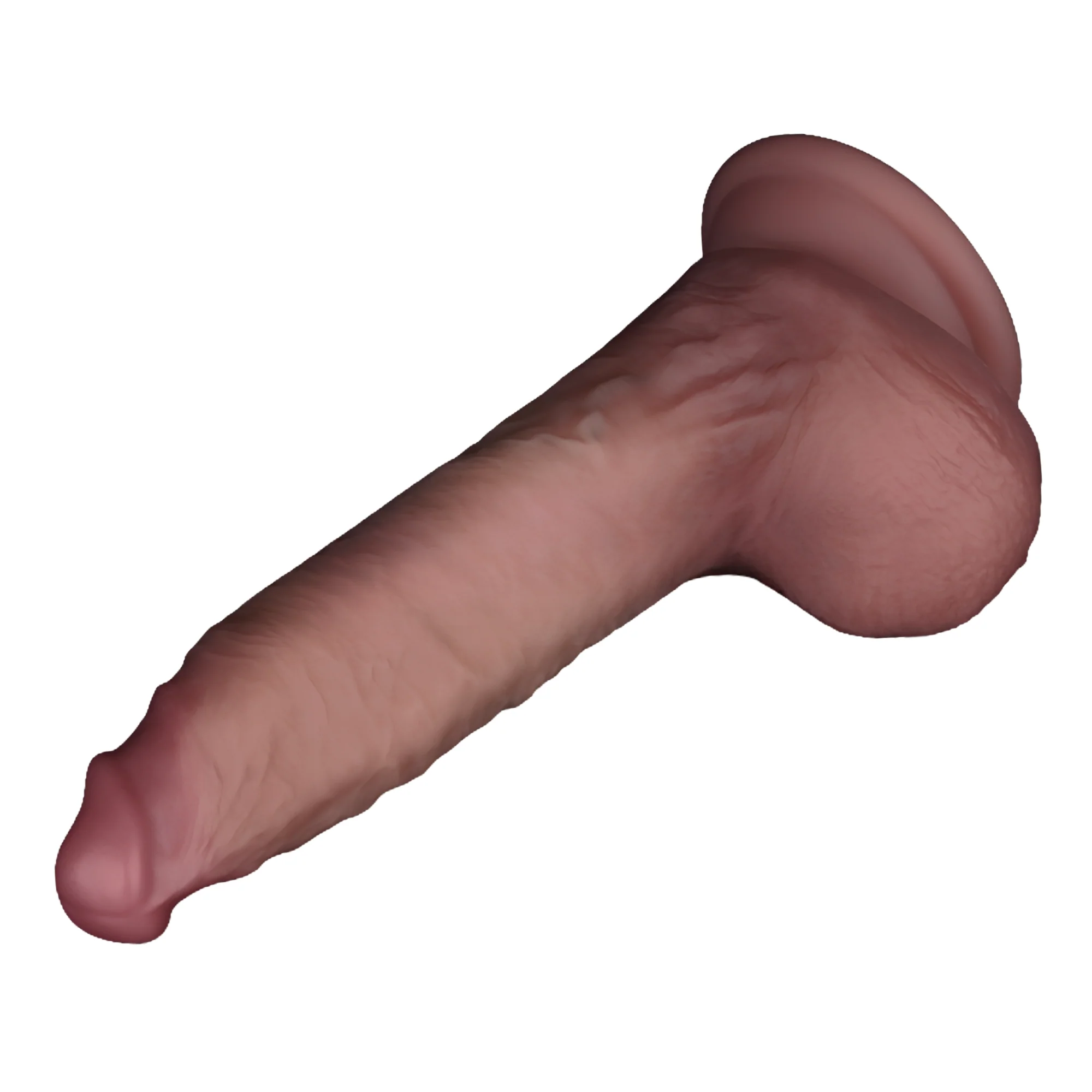 7" Sliding Skin Pro II Dual Layer Silicone Dildo - An Ultra-lifelike Cock in a Beginner-friendly Size!