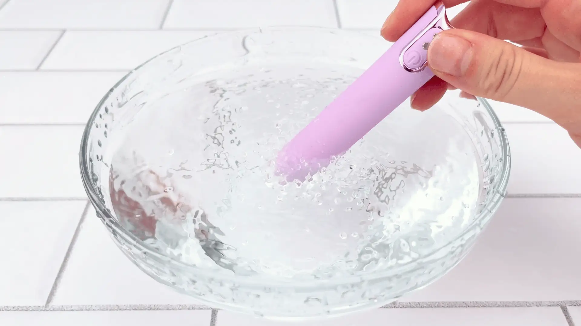 Lavender Lipstick Bullet Vibrator with Tapered Tip for Focused Clit Pleasure