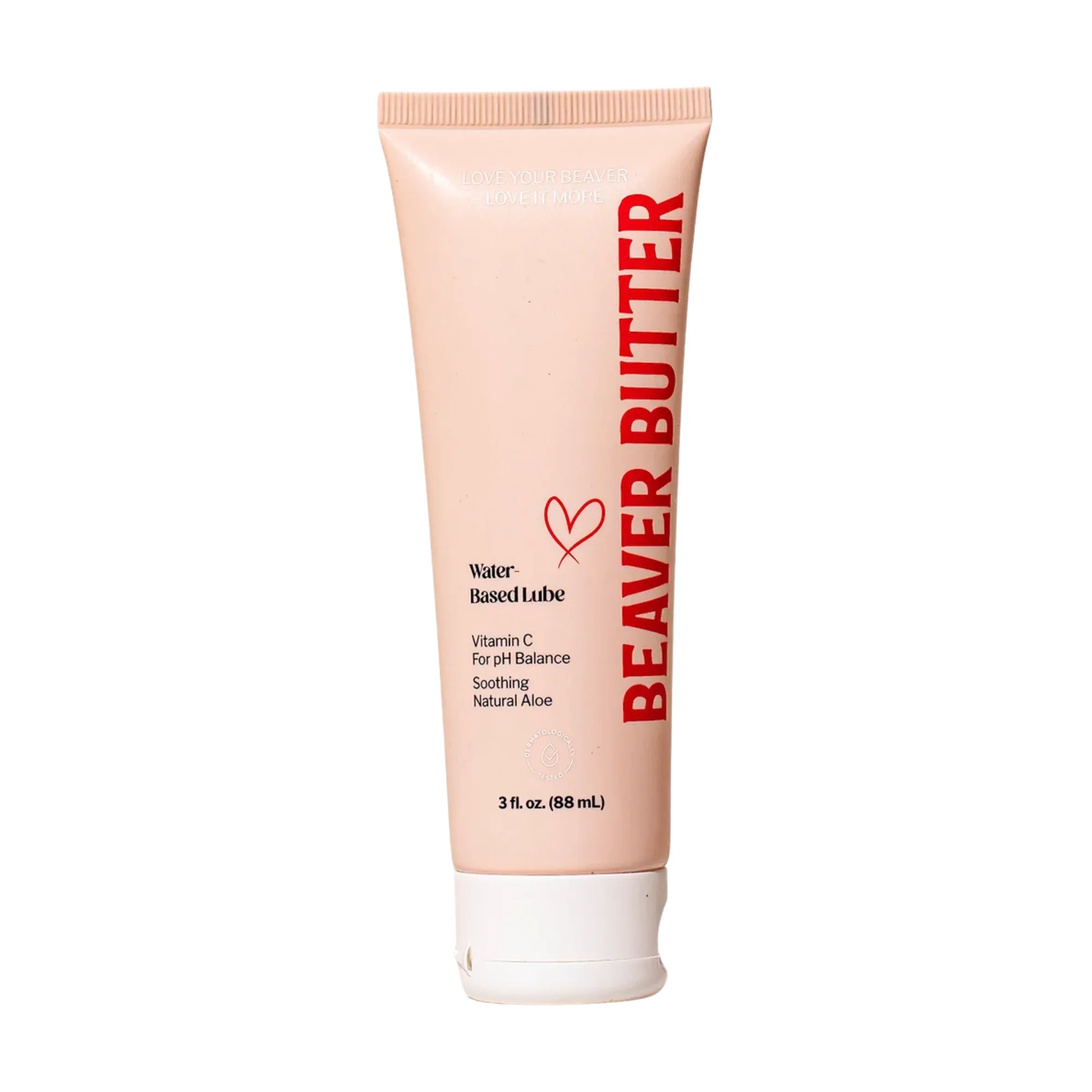Beaver Butter Water Based Lubricant 3oz Hydrating Gel for Sensitive Skin