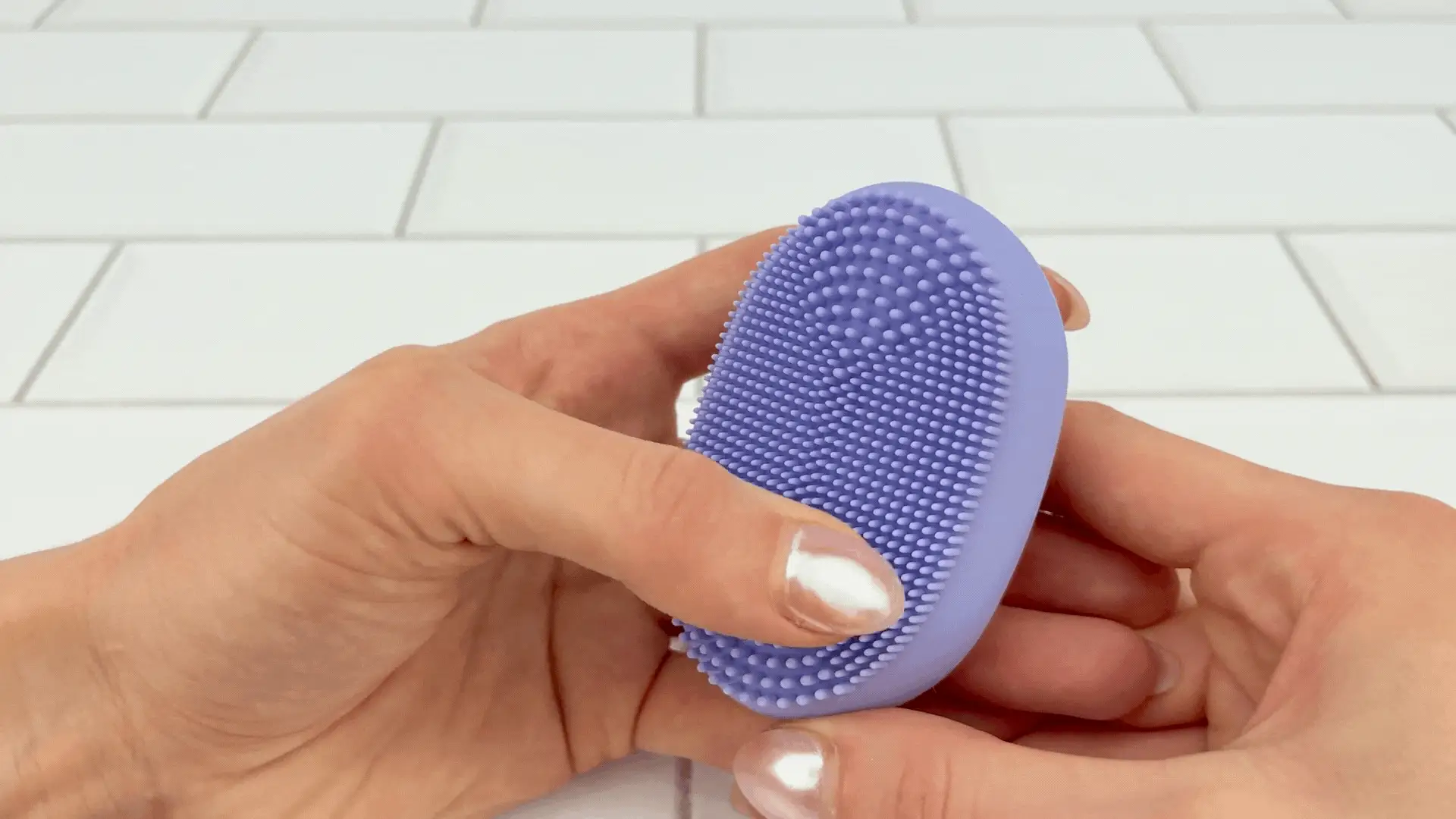 Discreet Nubby Silicone Massager with 10 Vibration Modes