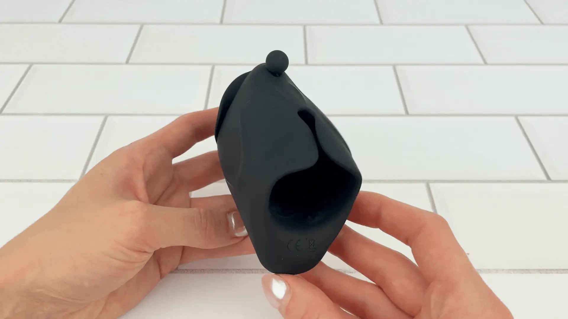 Heated Vibrating Penis Tip F-Spot Massager for Solo and Couples Play