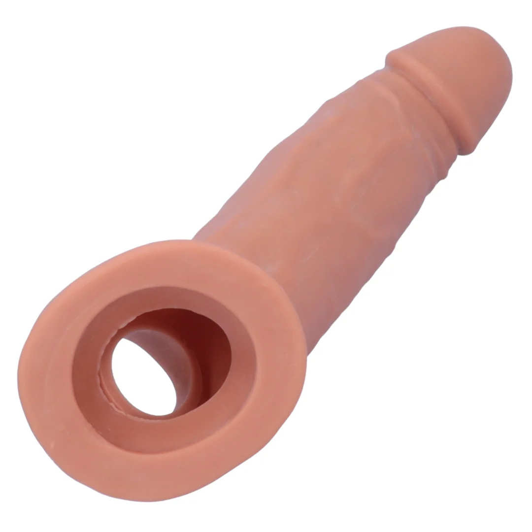 RealRock Realistic 8 Inch Penis Sleeve for Couples