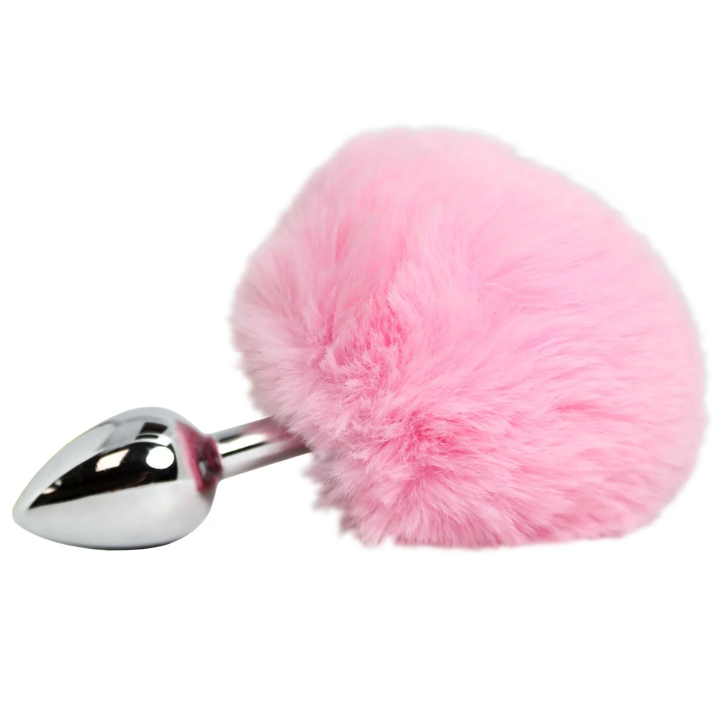 Sexy Bunny Tail Anal Plug with Plush Faux-Fur Tail