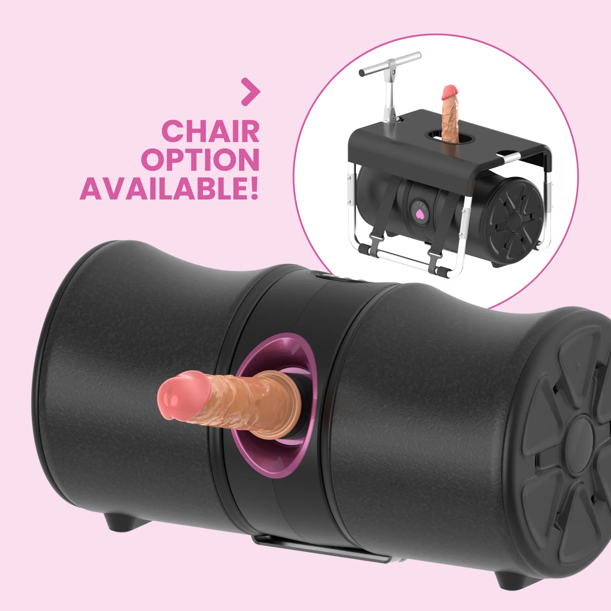 Sit & Thrust Automatic Sex Machine - Sex Position Chair Option Available!