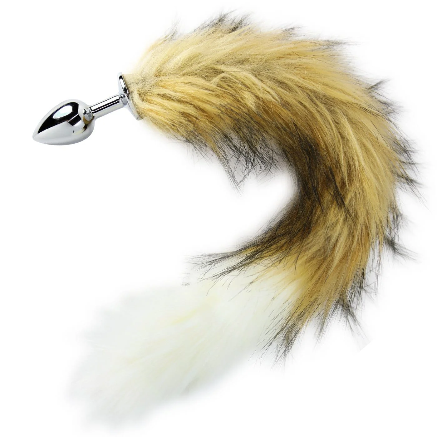 Frisky Faux Fur Tail Animal Butt Plug for Kinky Roleplay