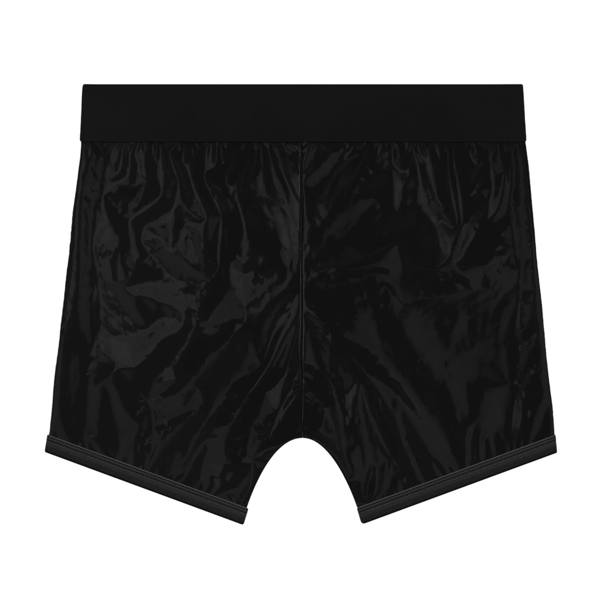 INGEN Chic Strap-On Shorts Faux Leather Packing Shorts with O-Ring