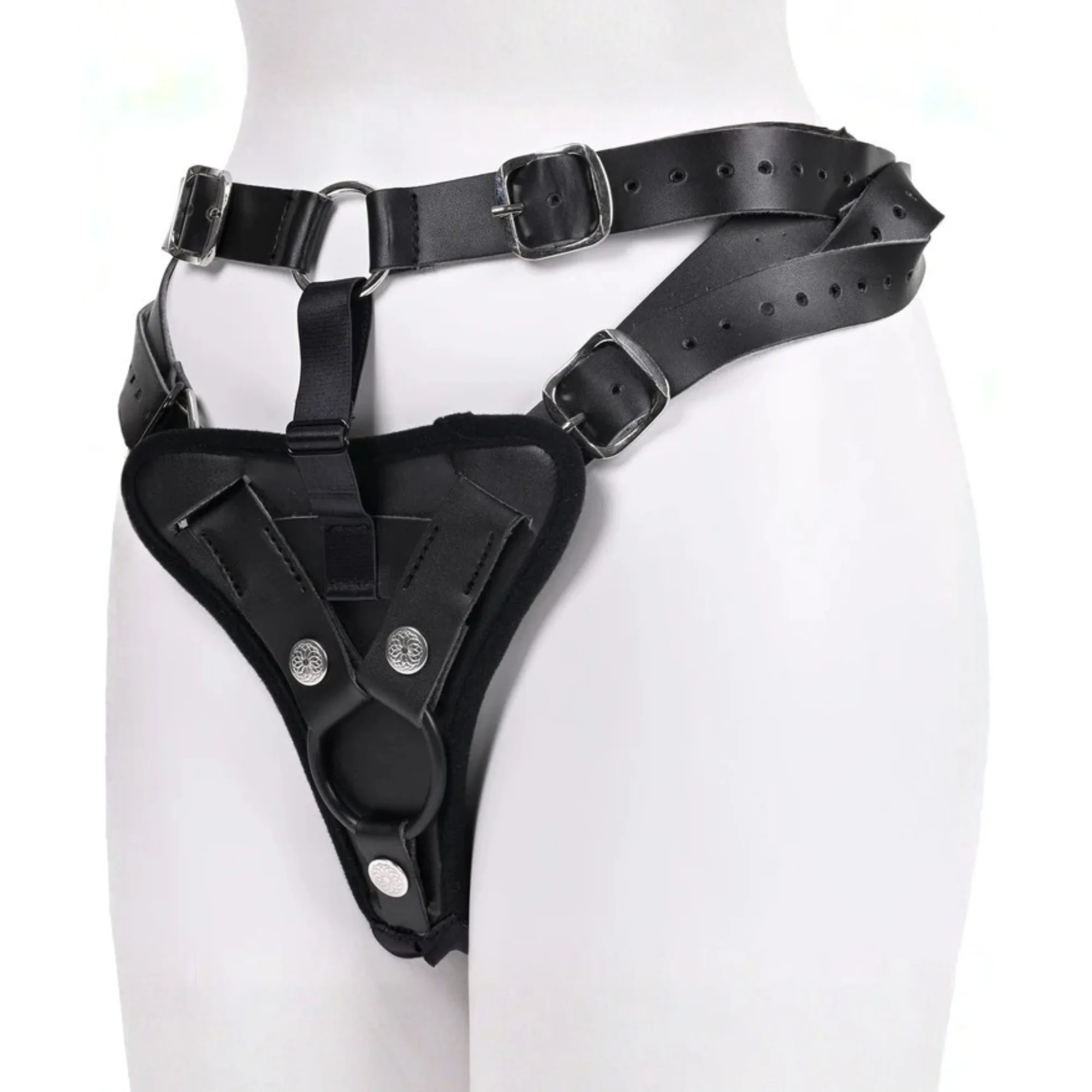 Sportsheets Aurora High Waisted Strap-On Harness for Couples Play