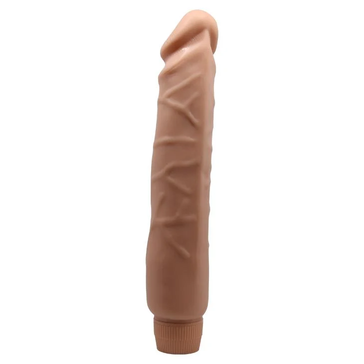 Extra-Long Veined Realistic Feel Vibrating Dildo with Multi-Speed Dial