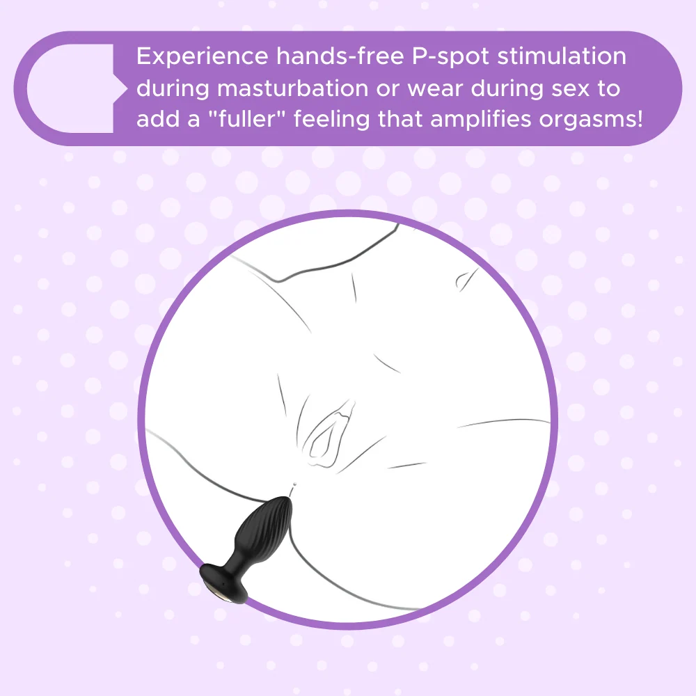 THE RIMMER Wireless Rotating & Rim Job Silicone Anal Plug