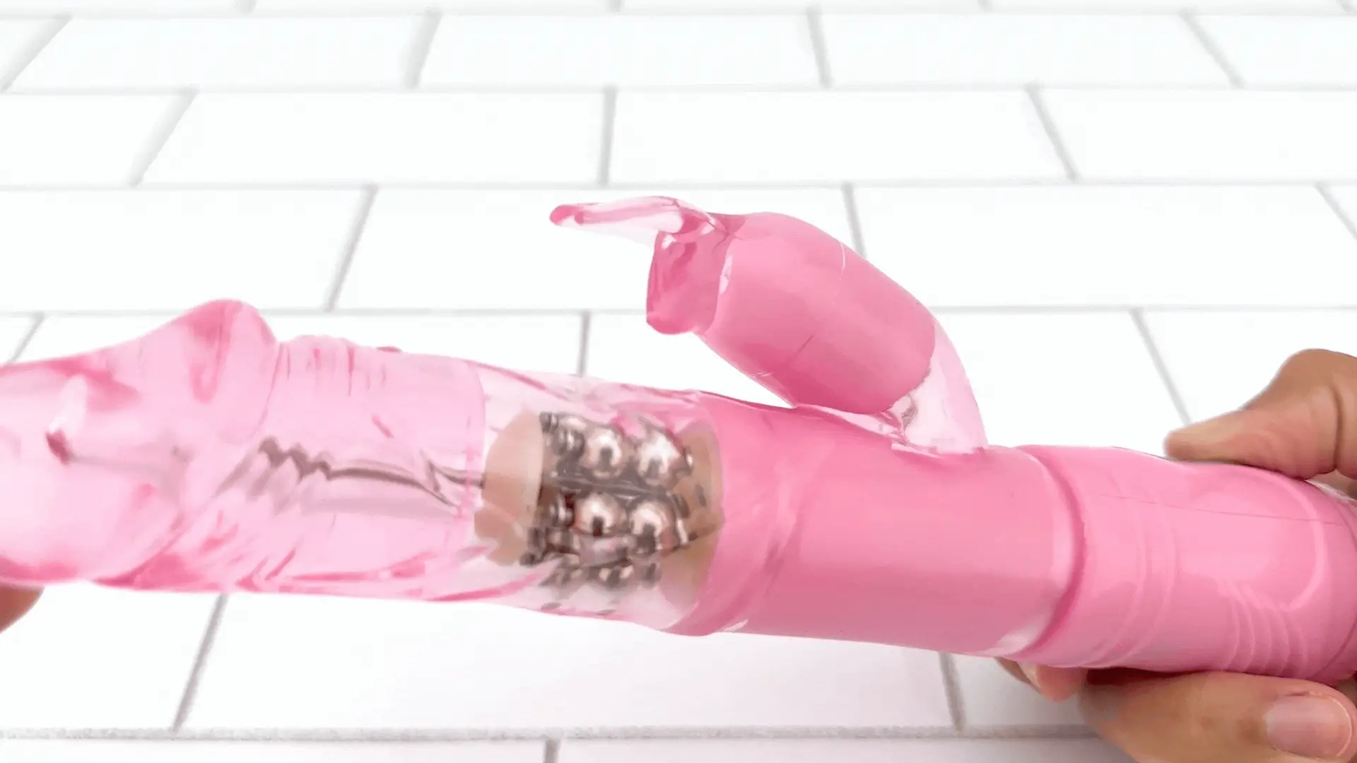 Rotating Rabbit Vibrator - Feel The Rolling Beads Massage Your G-Spot!