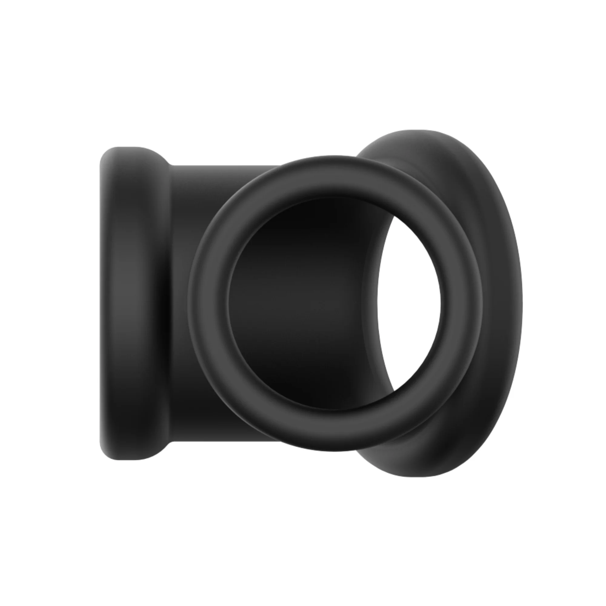 Constriction Cock Ring & Ball Stretcher - Dual Rings for Firmer Erections