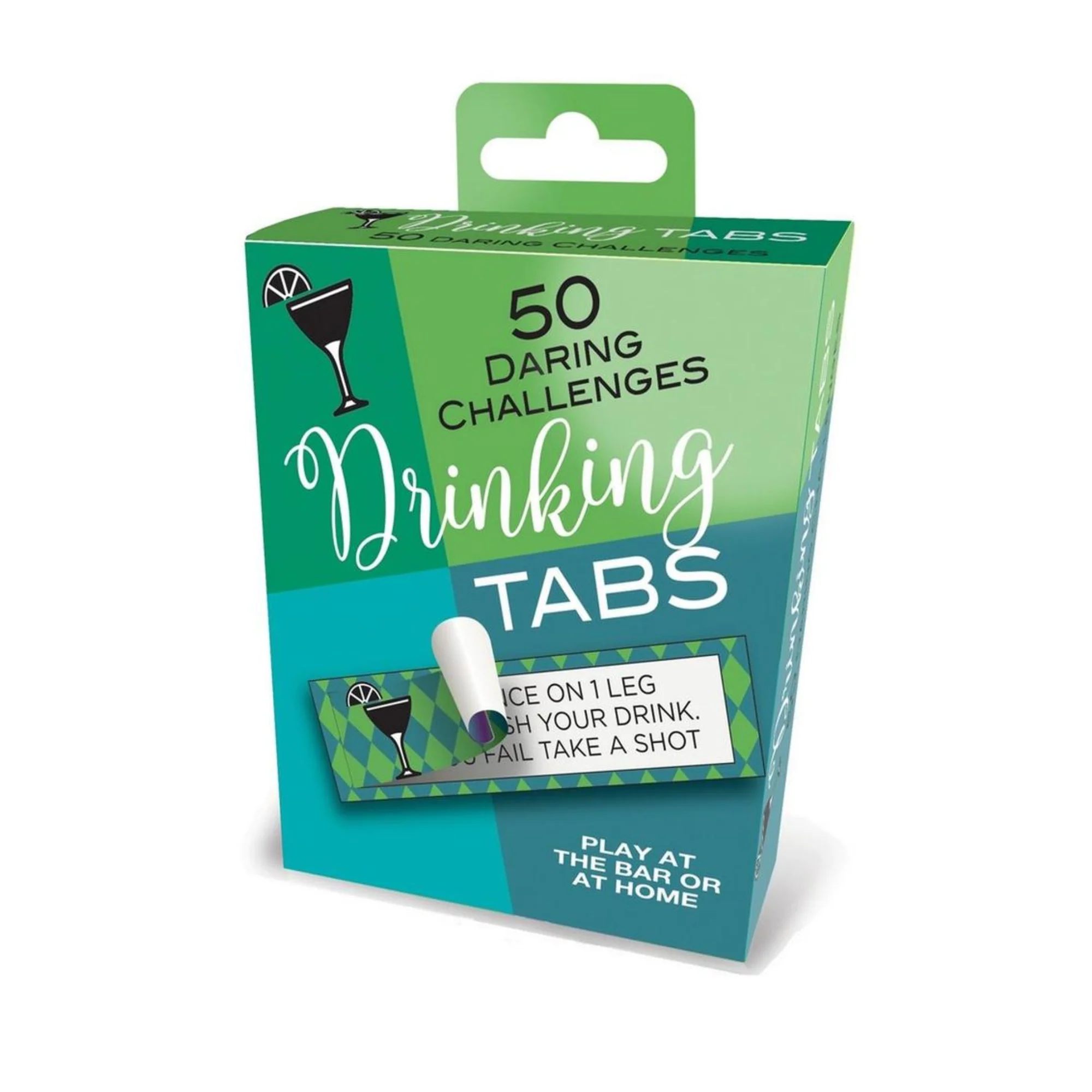 Drinking Tabs Drinking Game with 50 Party Challenges from Little Genie