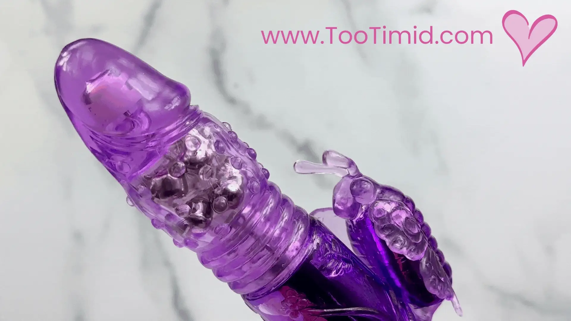Aura Butterfly Thrusting and Rotating Dual-Action Vibrator