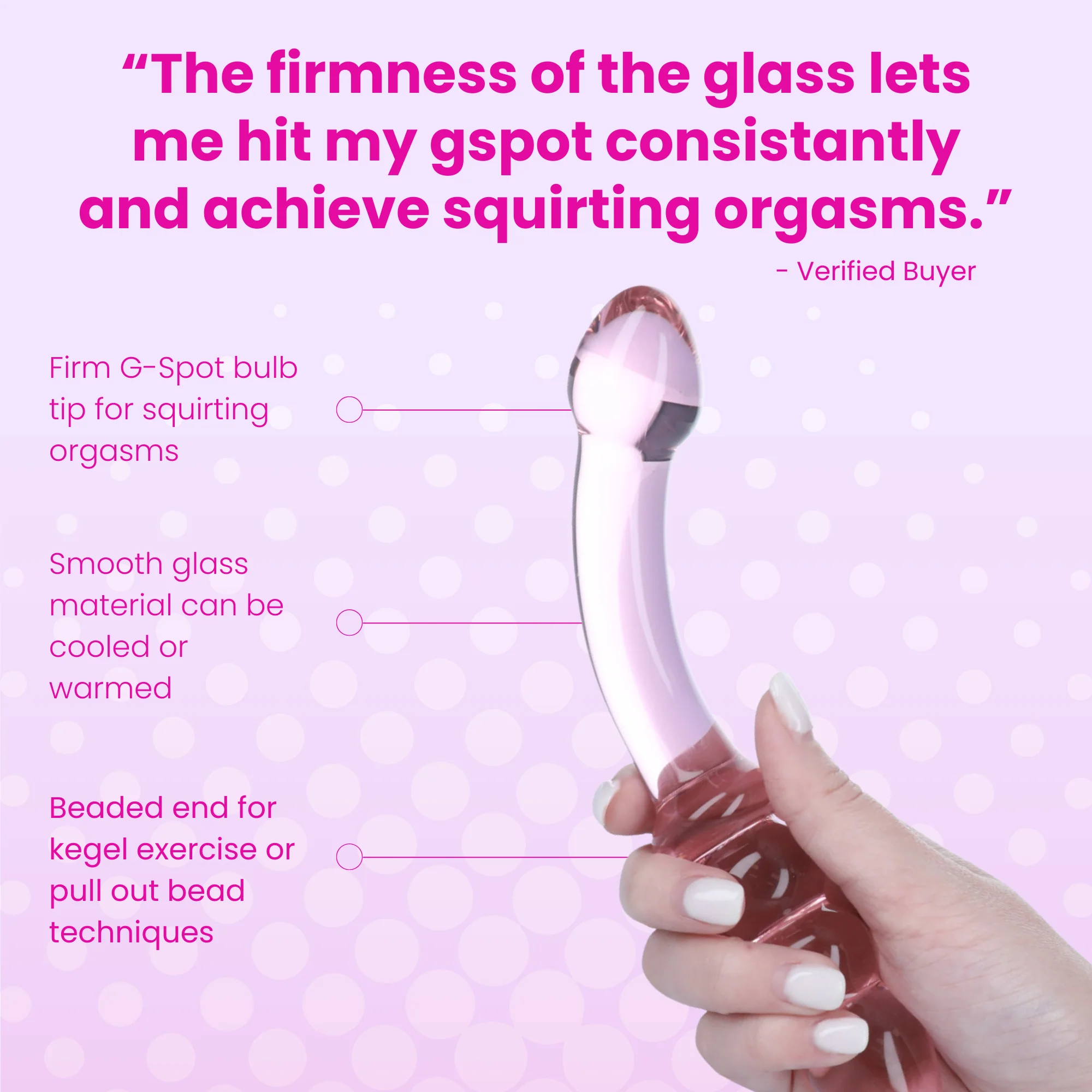 #1 Glass G-Spot Massager