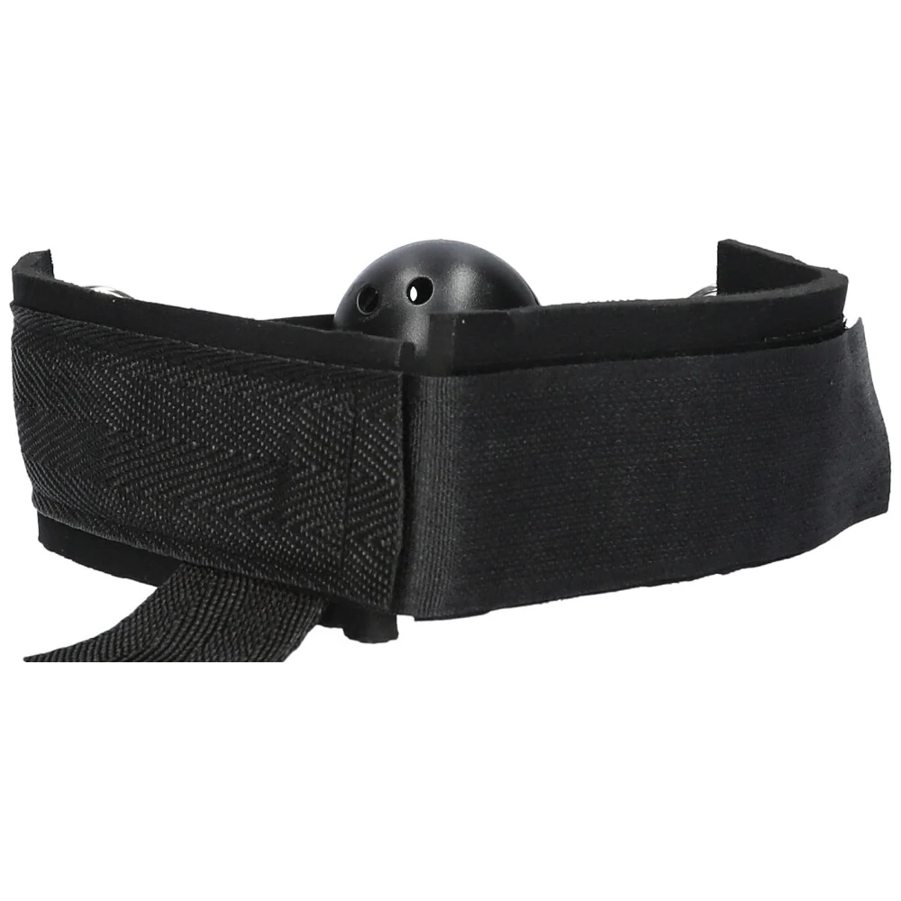 Dark Amour Bondage Restraints with Breathable Ball Gag and Cuffs