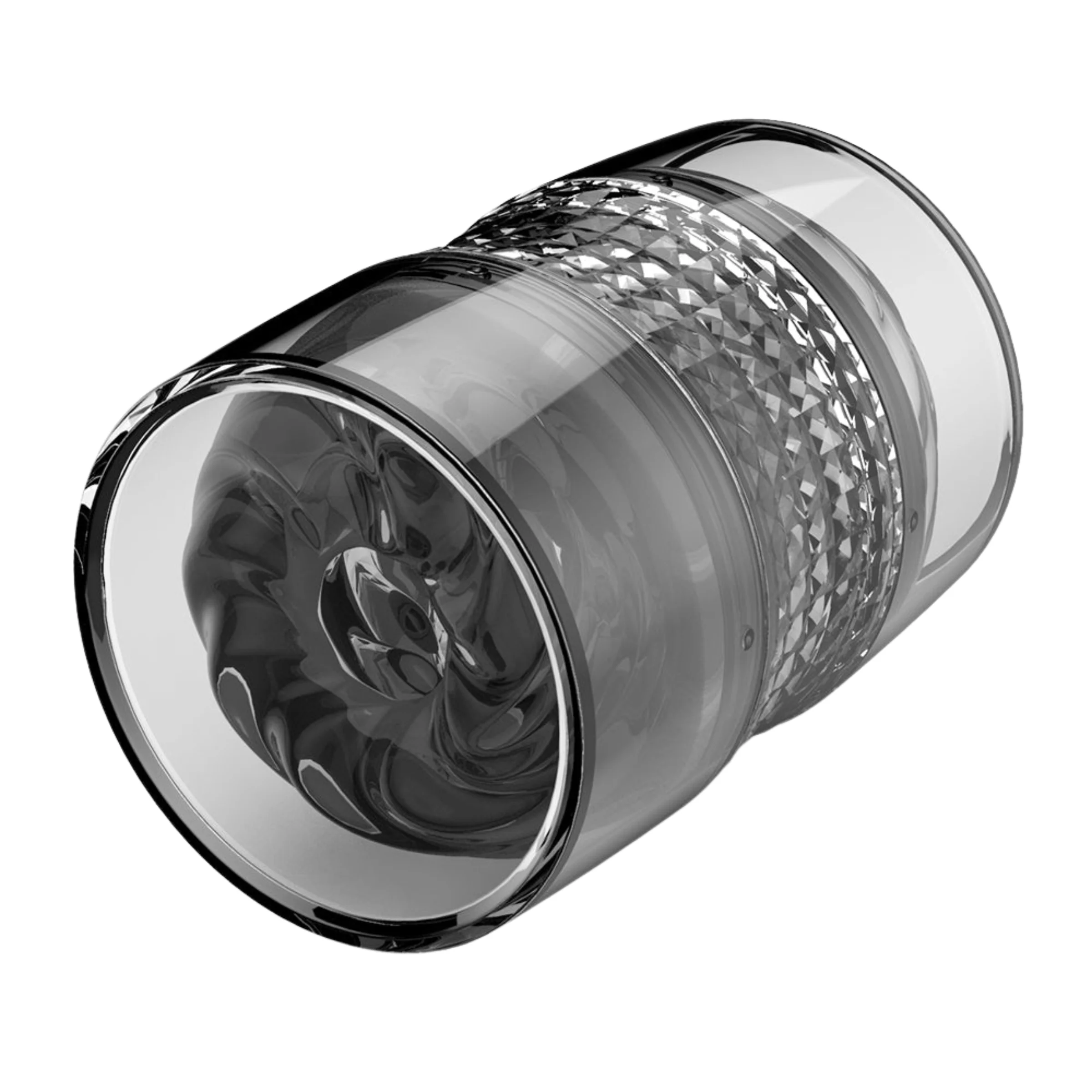 Open-Ended Sucking Masturbator with Textured Sleeve