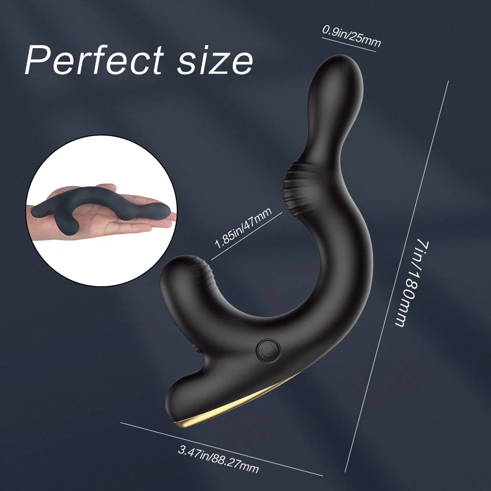 Zorg Adjustable Prostate & Ball Massager with 9 Vibration Modes