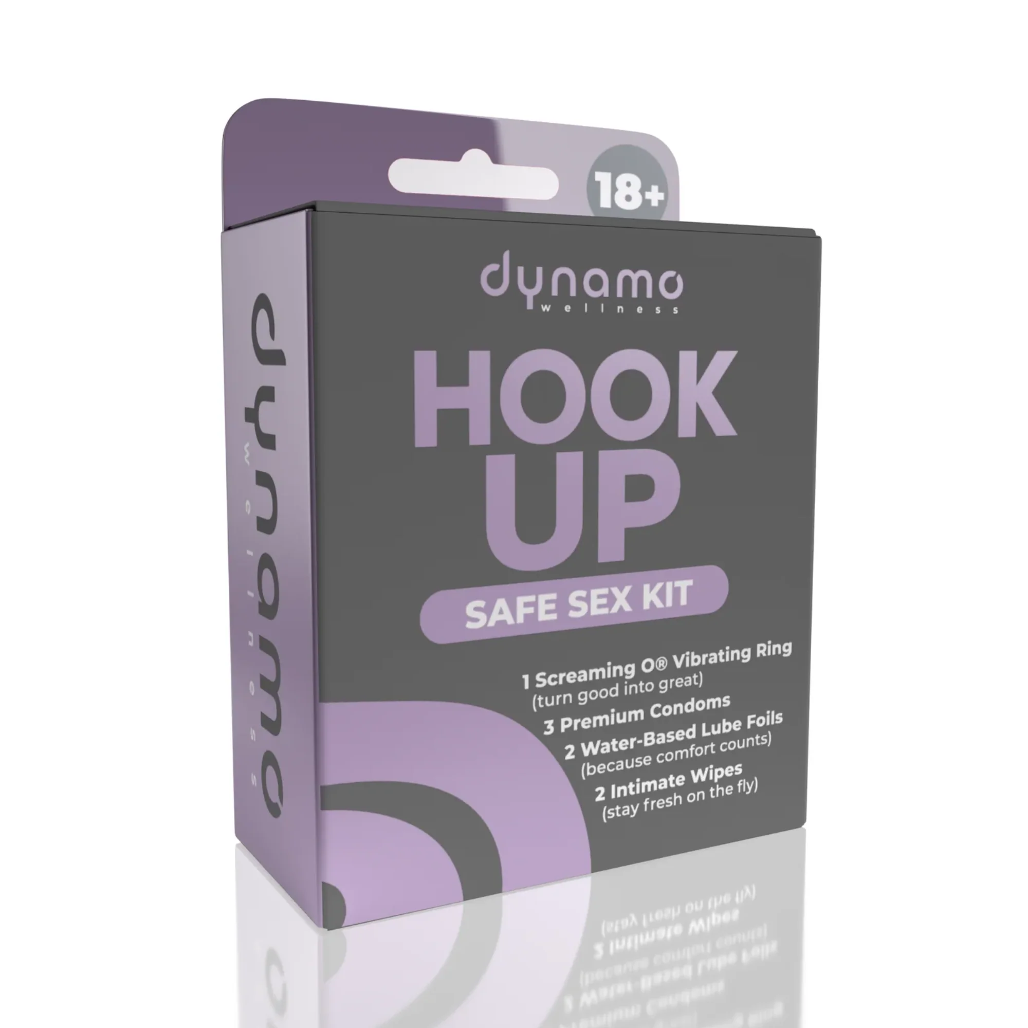 Dynamo Wellness Hook Up Intimacy Kit with Vibrating Ring and Condoms