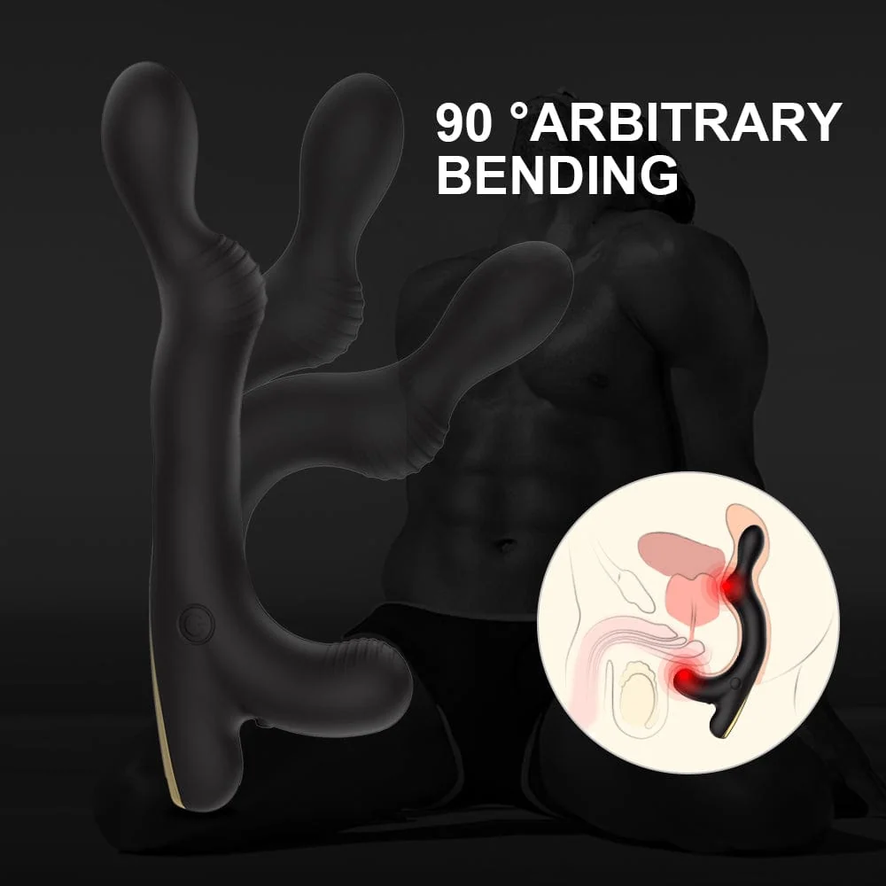Zorg Adjustable Prostate & Ball Massager with 9 Vibration Modes
