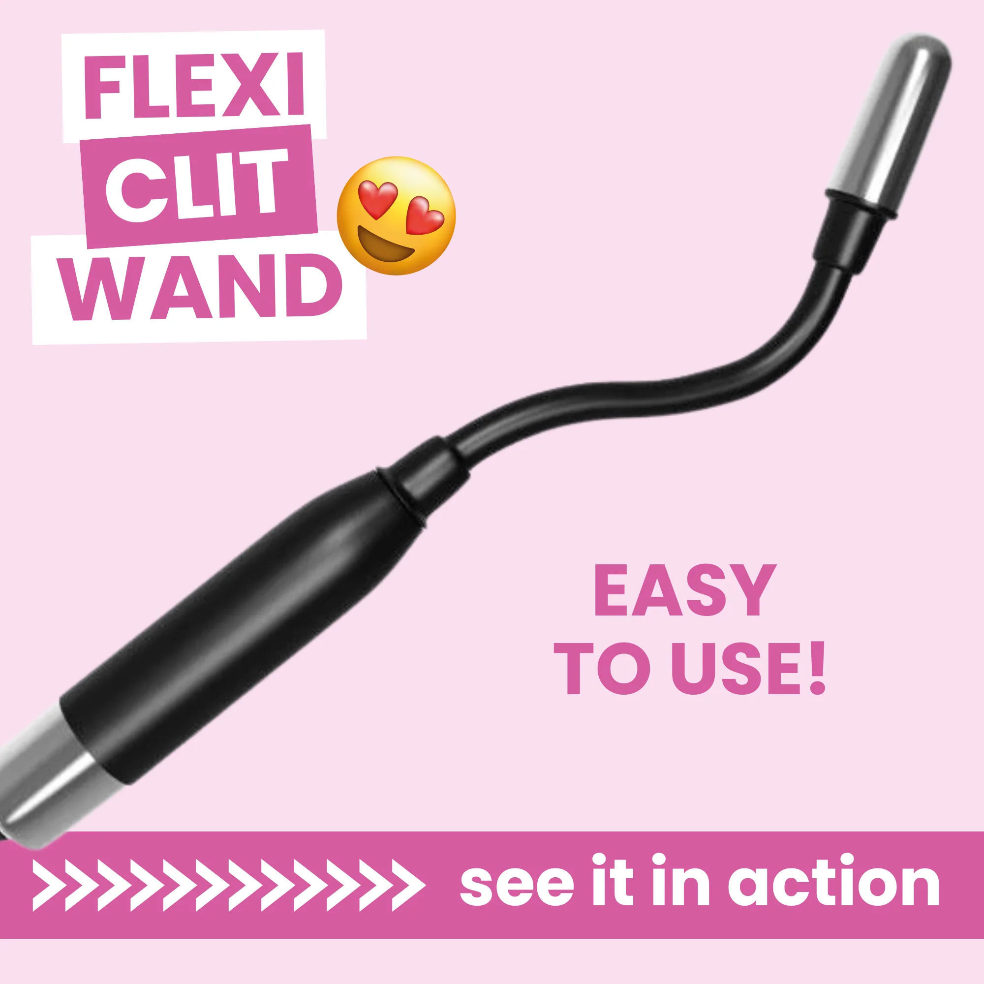 Flexi 阴蒂棒状振动器（可弯曲任意形状）
