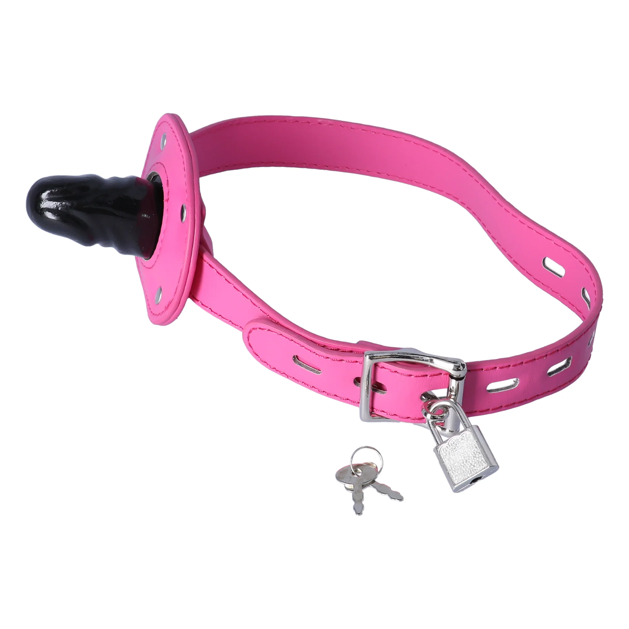 Beginner Penis Ball Gag with Adjustable Head Strap