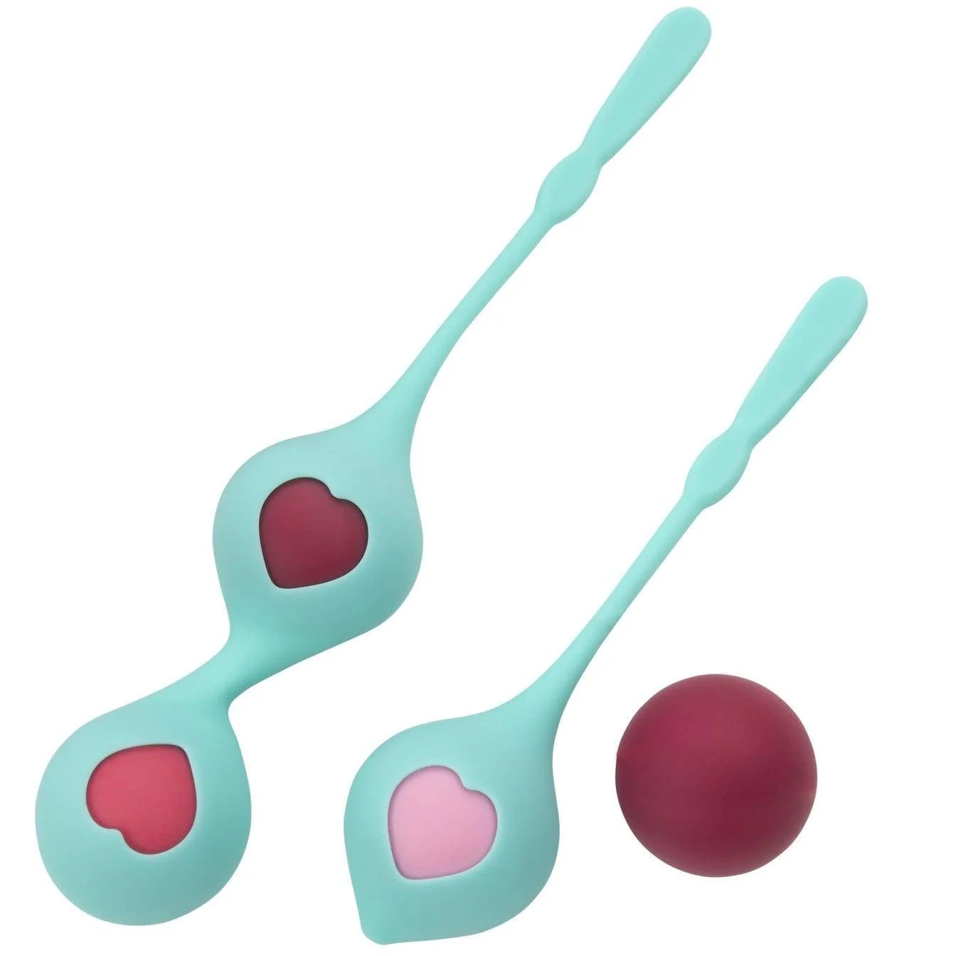 SORA Duo Tone Kegel Ball and Pleasure Ball Exerciser Set with Weighted Balls