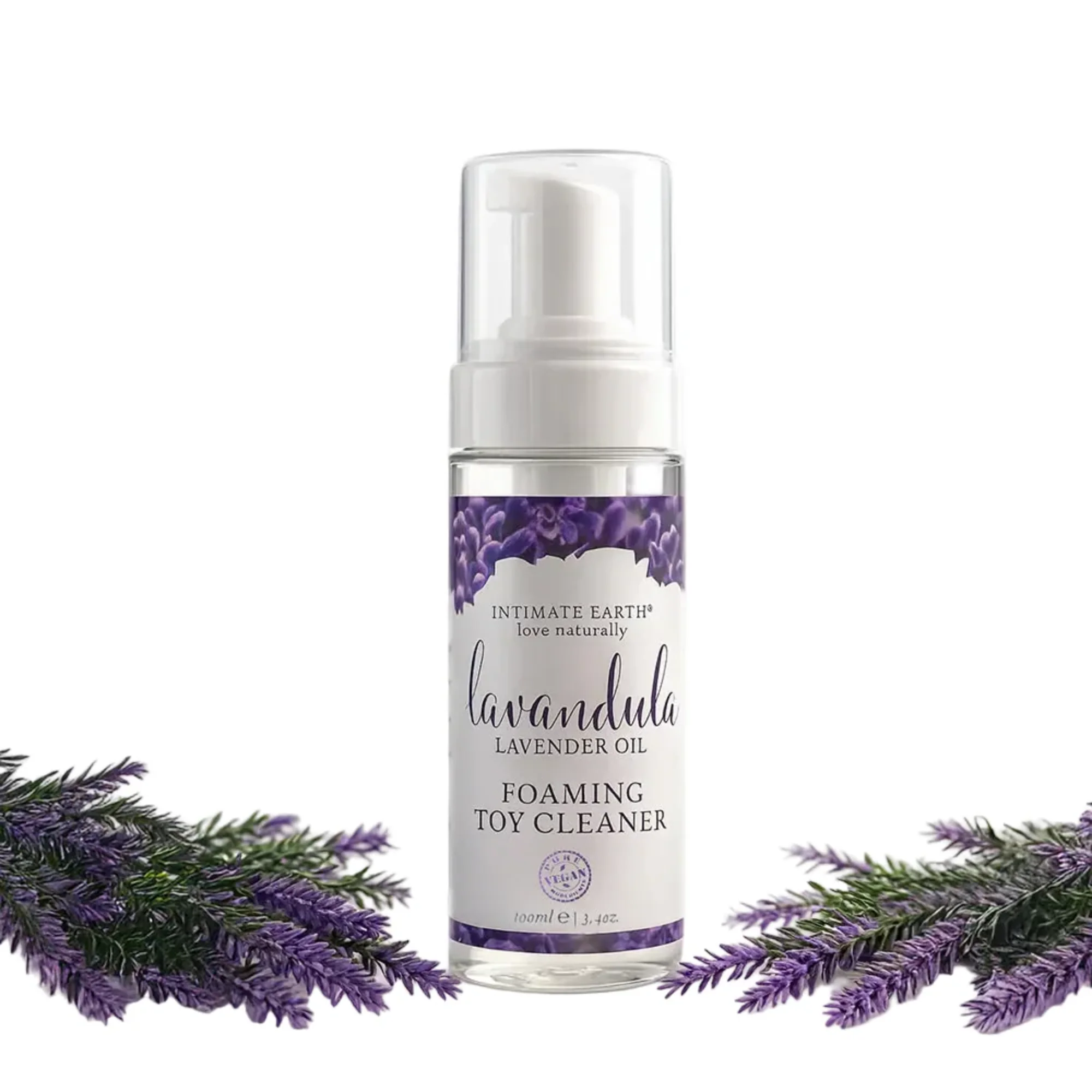 Intimate Earth Lavandula Foaming Toy Cleaner with Lavender and Rosemary