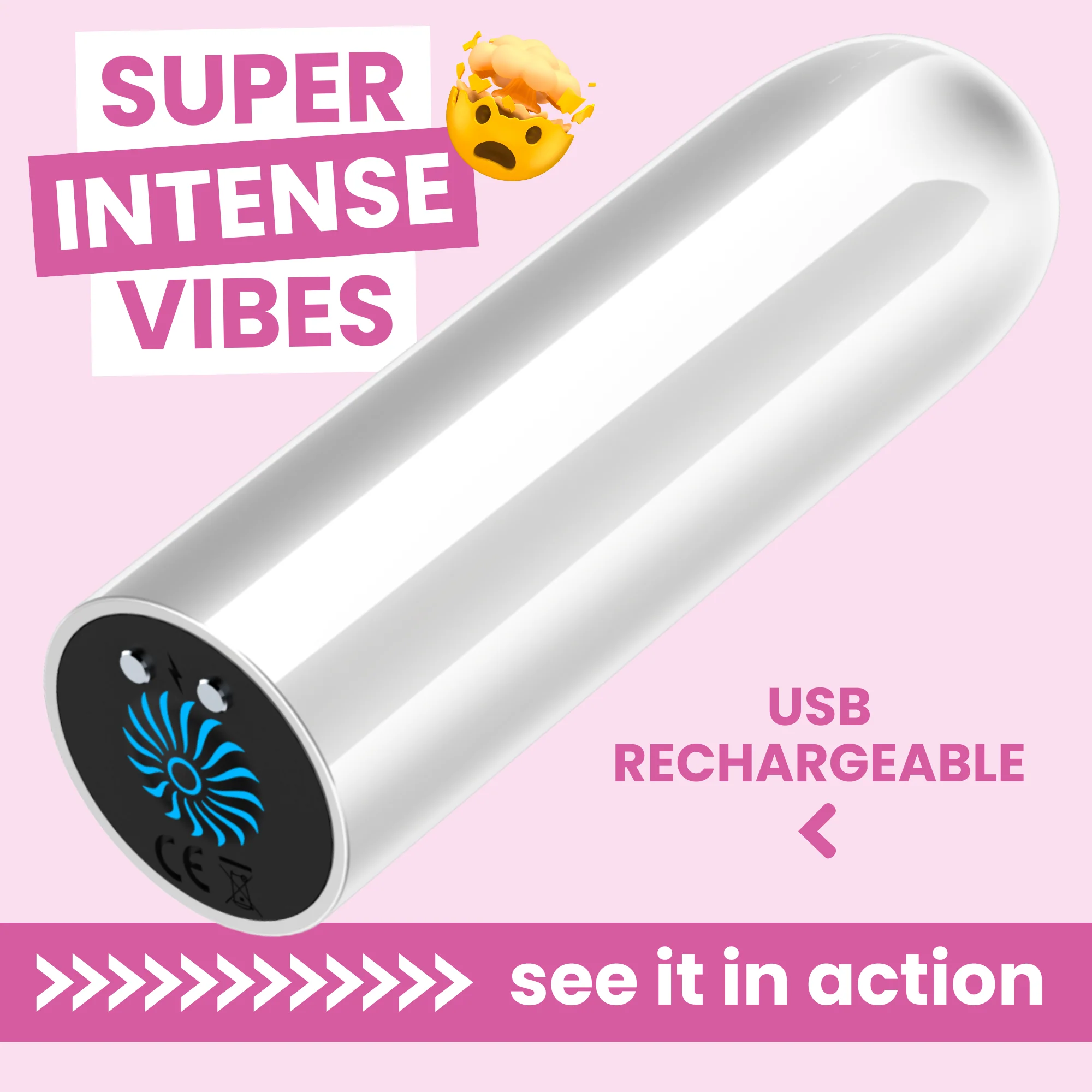 Premium Mini Power Bullet Vibrator for Targeted Stimulation