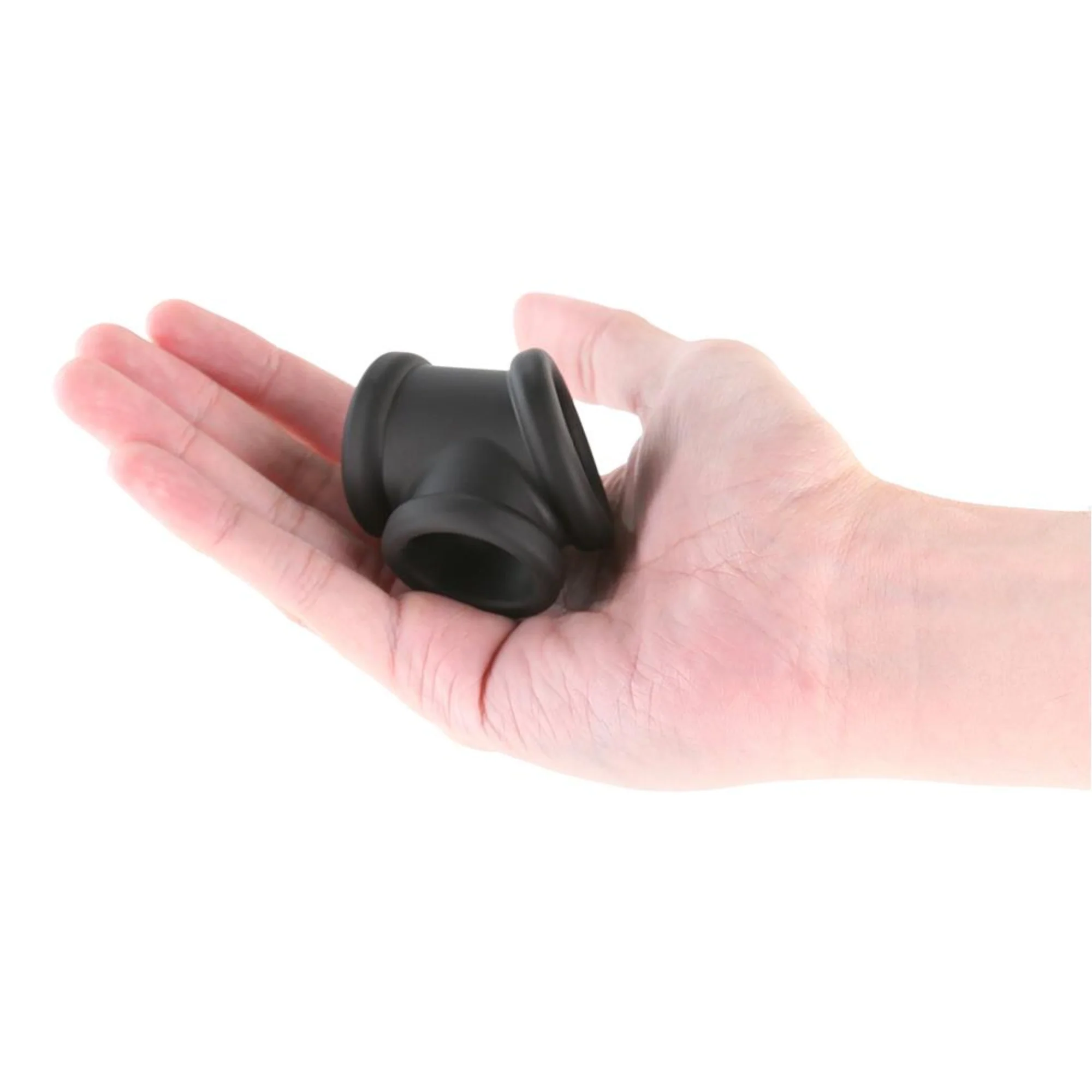 Constriction Cock Ring & Ball Stretcher - Dual Rings for Firmer Erections