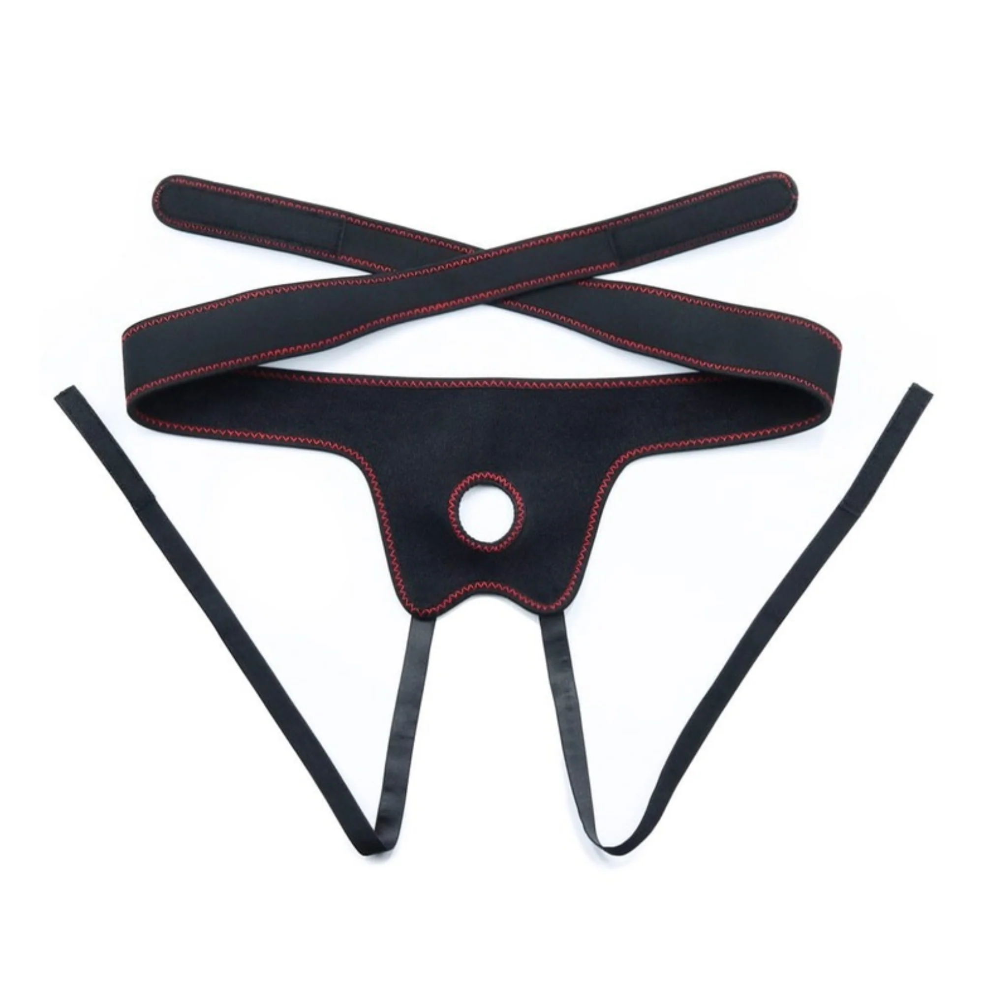 7.5 Inch Black Easy Strap-on Set