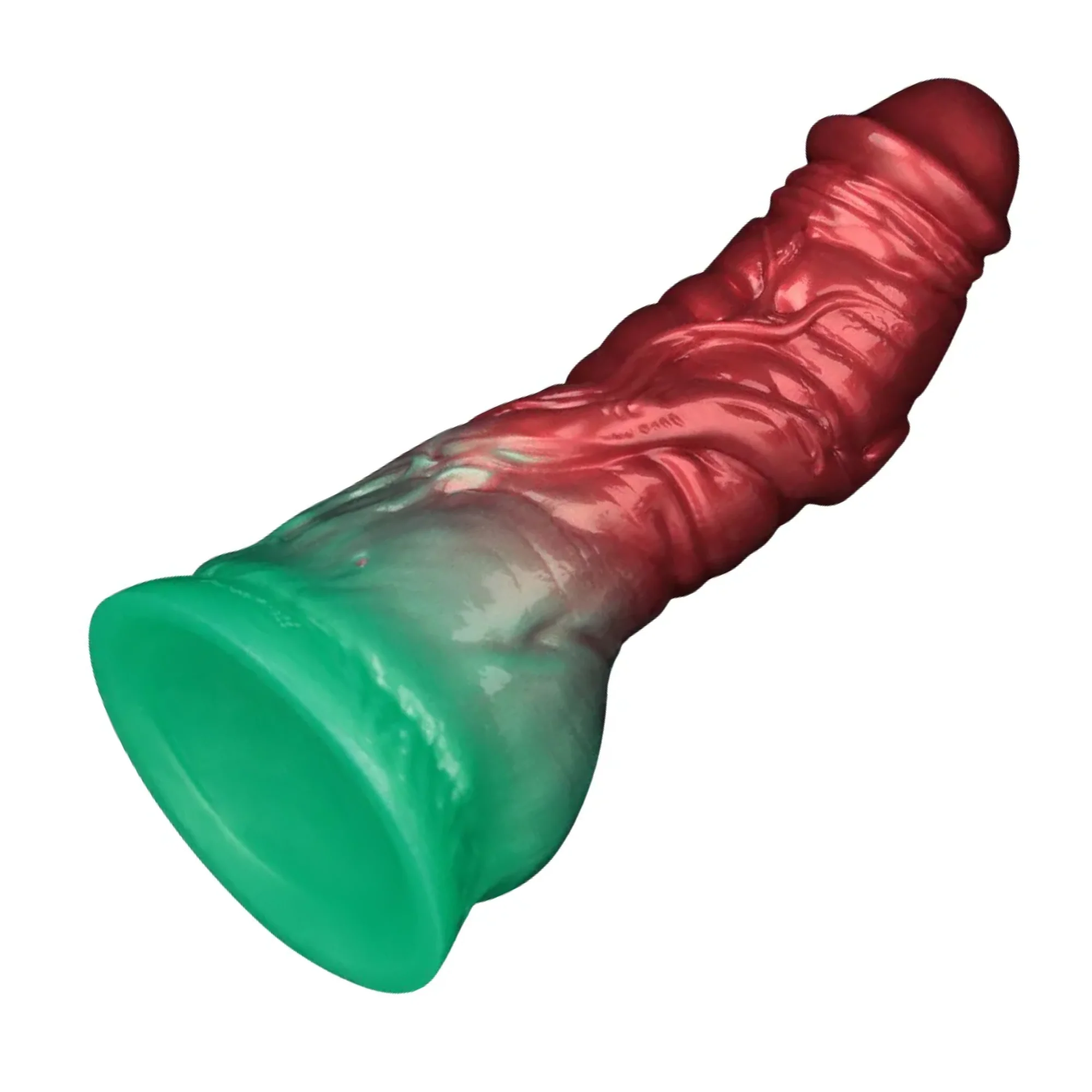 Inflatable Fantasy Dildo with Squeeze Pump for Stretching and Gaping