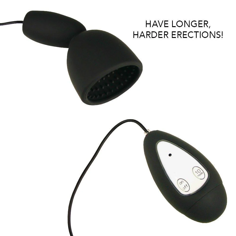 Stamina Trainer Penis Tip Massager with 10 Vibration Functions