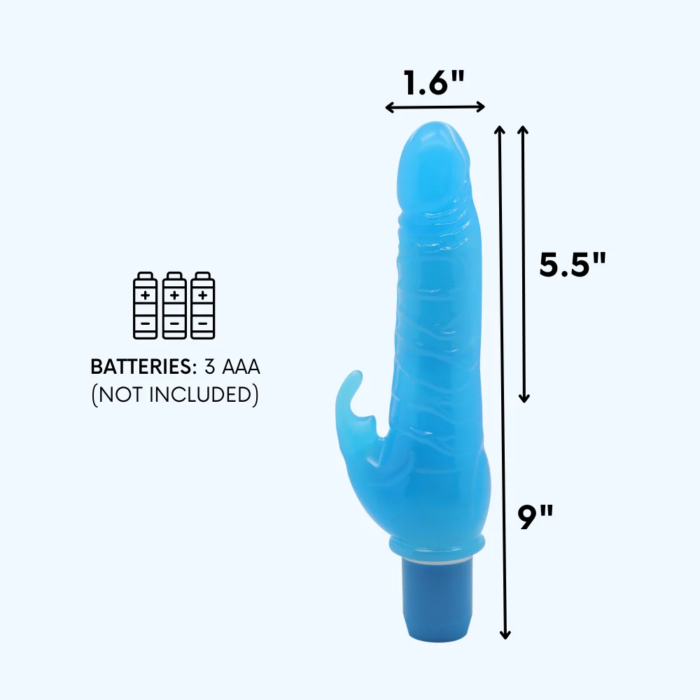 Ultra Veined Power Rabbit Vibe Dual Stimulation Vibrator