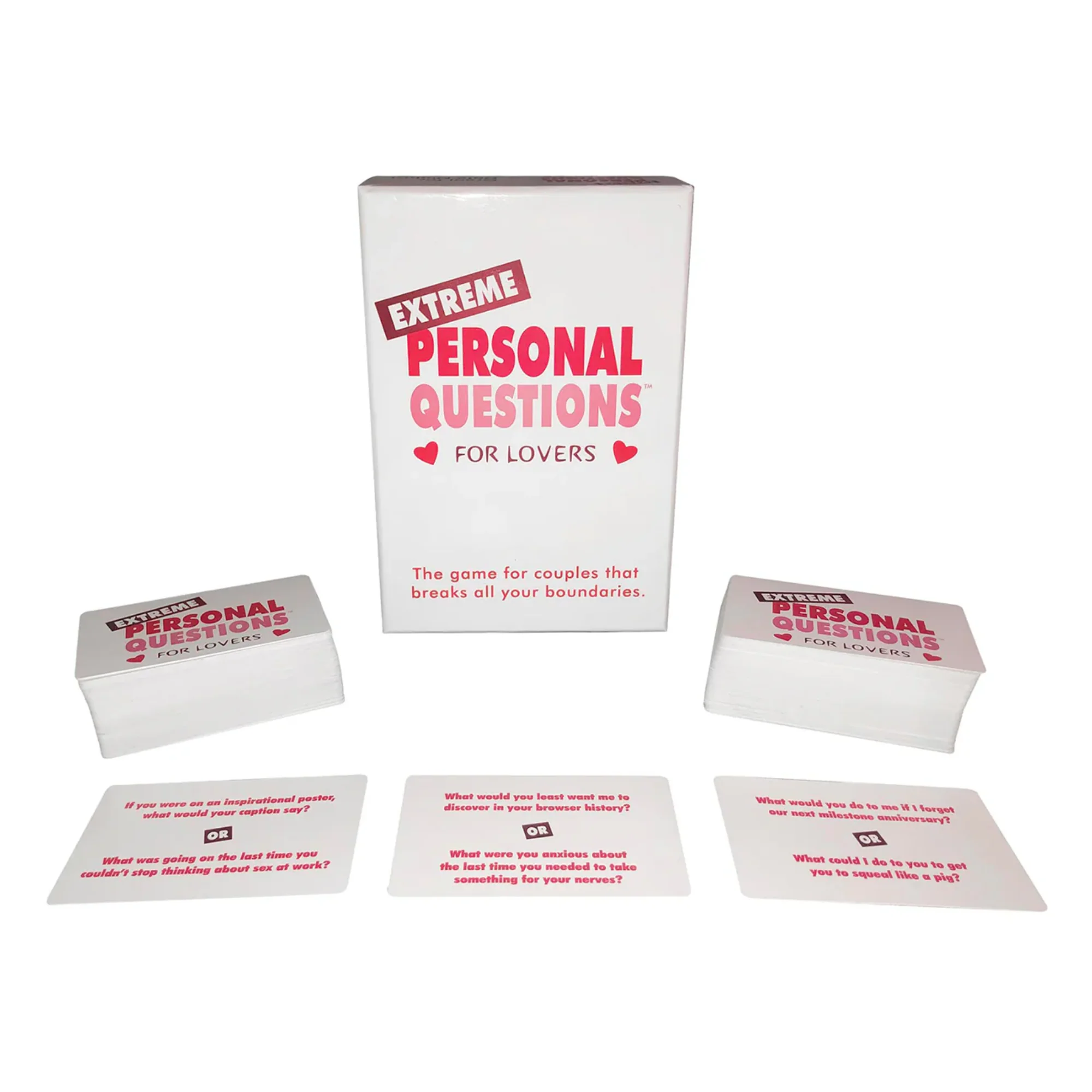 Extreme Personal Questions for Lovers Couples Card Game