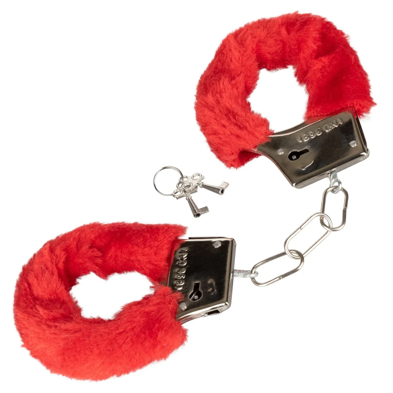 CalExotics Playful Furry Cuffs Bondage Wrist Restraints for Role Play