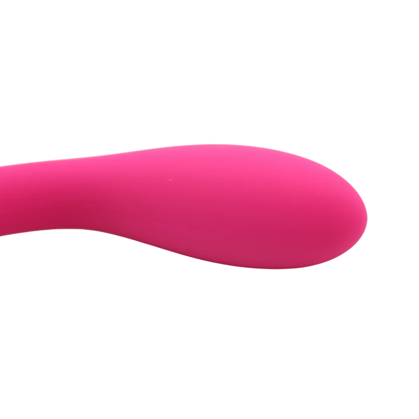 Curved Silicone Butt Plug with Flared Base for Anal Play