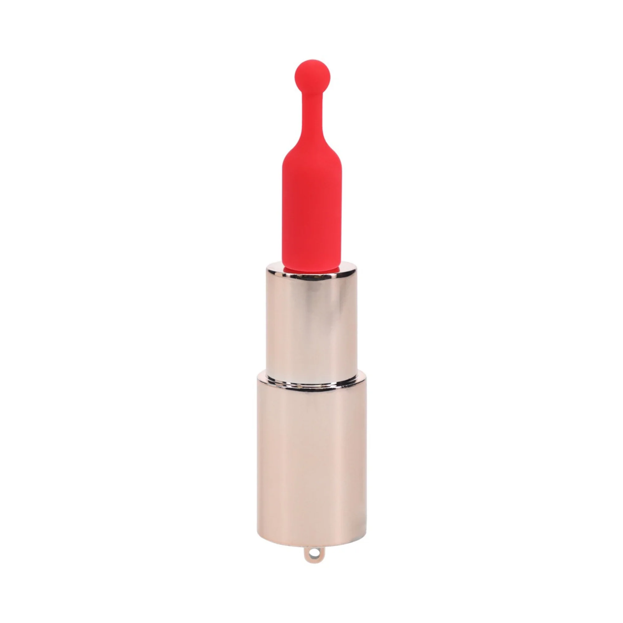 Loveline Rechargeable Lipstick Vibrator with Interchangeable Tips - Candy