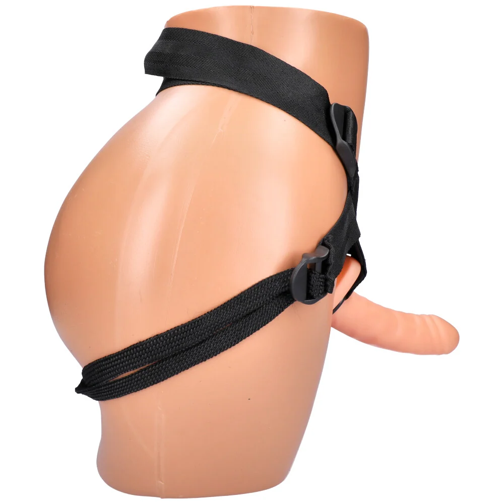 Everlaster 男用穿戴束具，附 6.5 Inch 逼真假阳具与 O-Ring