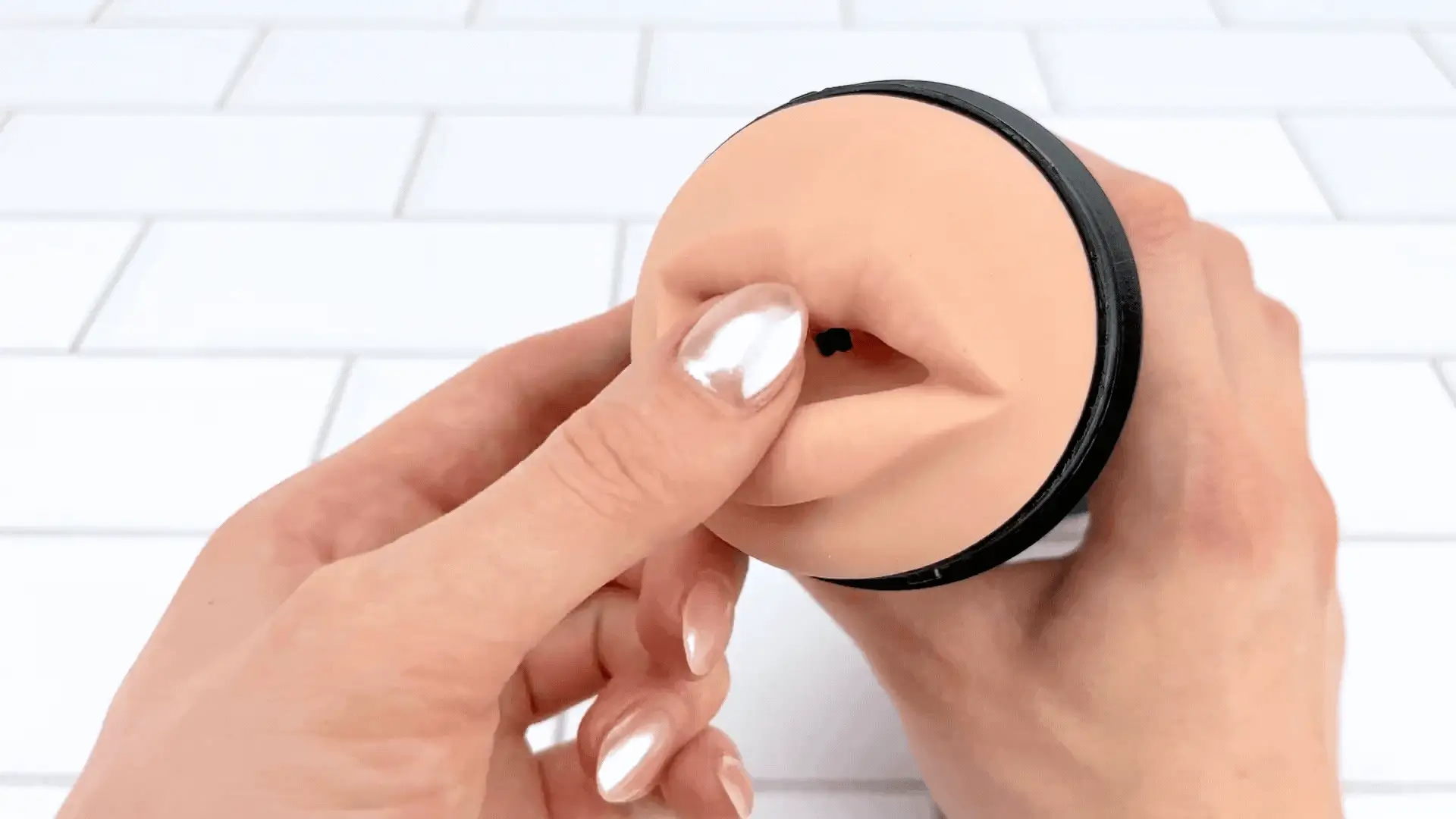 Realistic Double-Ended Stroker - Tight Pussy & Ass or BJ & Pussy Stroker!