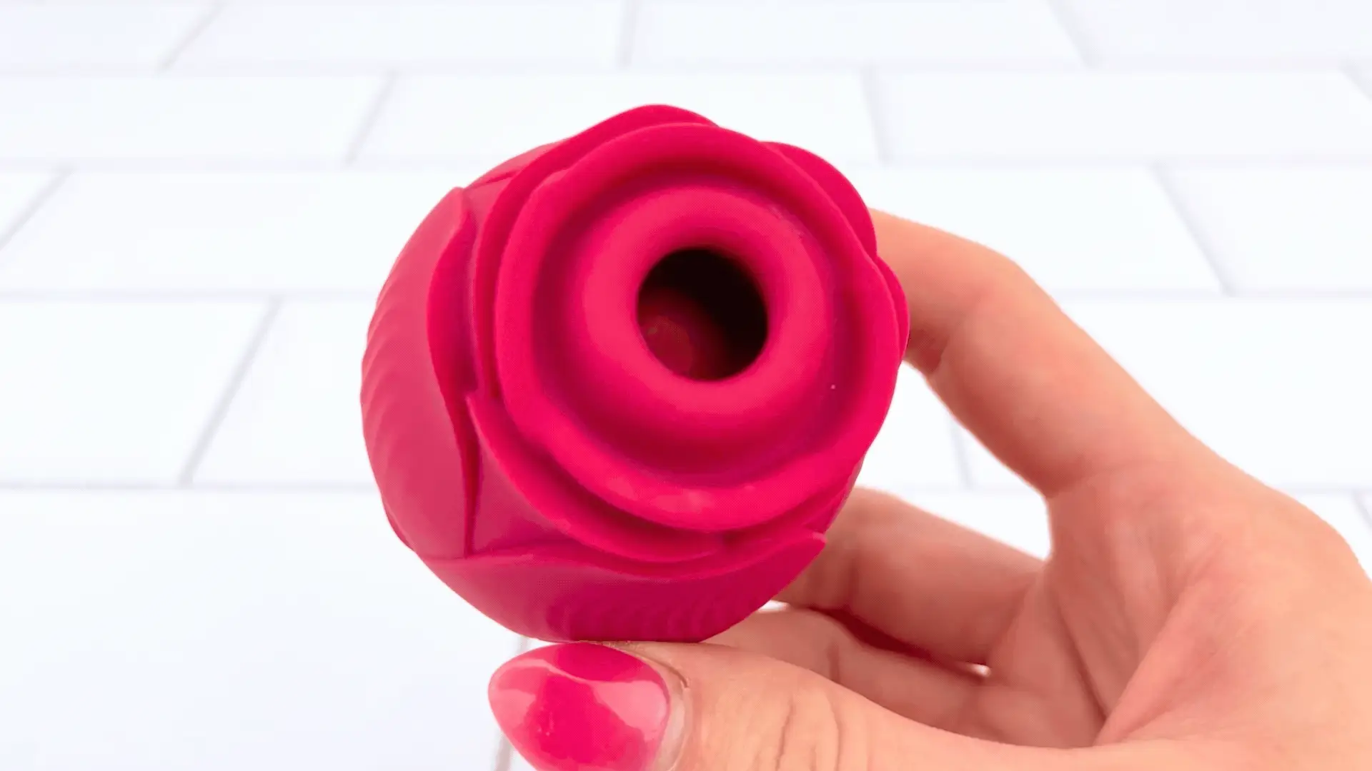 Rose 气脉冲刺激器，加厚唇口，更强吸力