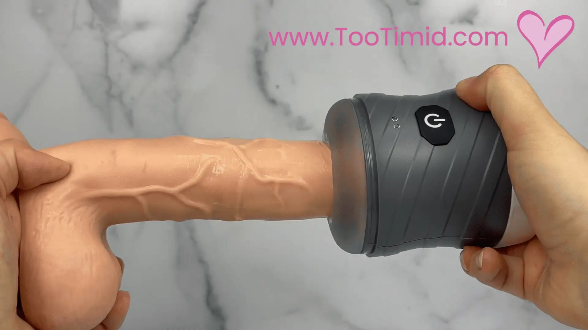 Rechargeable Cock Sucking Masturbation Cup with 7 Vibration Settings
