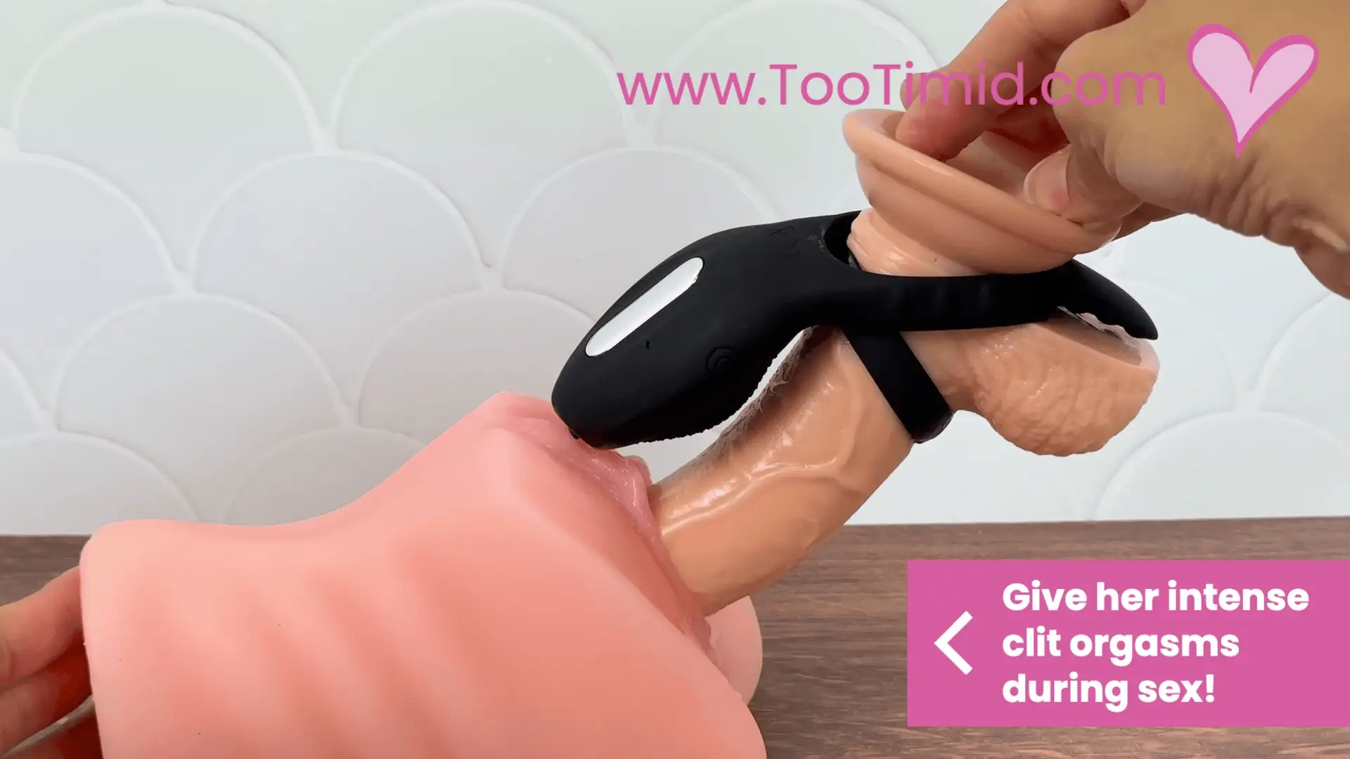 Wireless Clit Tickling Couples Dual Cock Ring Erection Enhancer